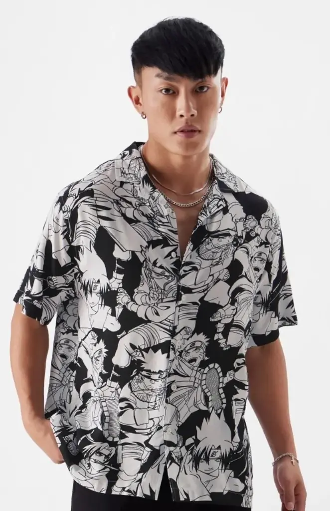 Anime Print Shirt